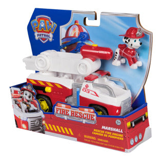 Paw Patrol – Feuerrettung – Marshalls Feuerwehrauto – Spielzeugauto mit Figur