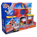 Paw Patrol – Feuerwache-Spielset – mit Marshall-Figur, Feuerwehrauto, Licht, Werfer und Soundeffekten