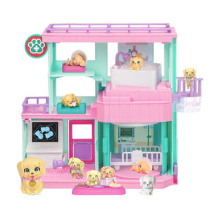 Kleine lebende Haustiere, Mama-Überraschungsfamilien-Krankenhaus-Spielset