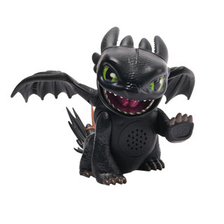 Dreamworks Drachen – Drachenzähmen leicht gemacht – interaktiver Mini-Drache – Spielzeugfigur mit Soundeffekten