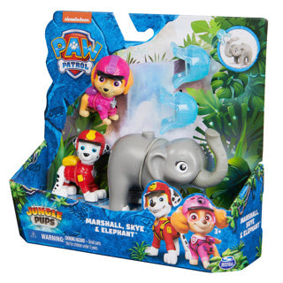 Spinmaster Paw Patrol Jungle Pups Hero Pups Marshall, Skye Elephant | 2 Stk