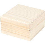 Creativ Company Schmuckkästchen, Maße 6x6x3,5 cm, 1 Stück