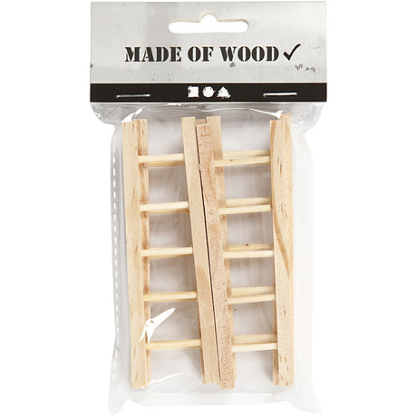 Kreativunternehmen https: www.cchobby.nl ladder-size-10x3-5-cm-6-piece-1-box