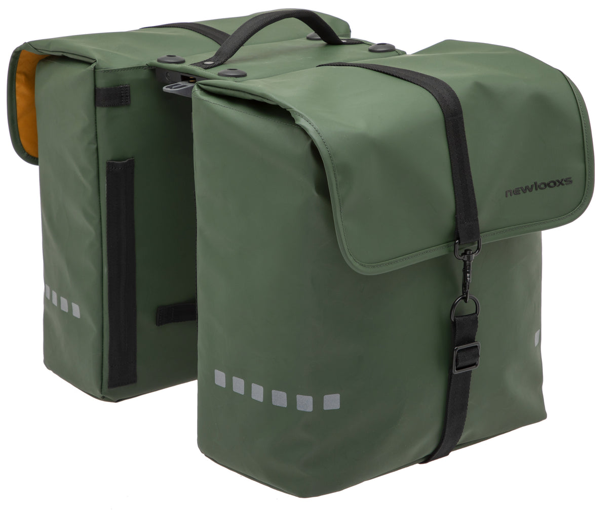 Neue Looxs Odense Double Bicycle Bag - Grün - 39L