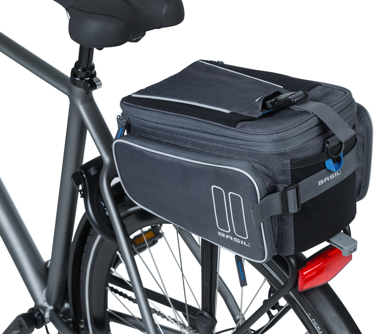 Basil Sport Design Trunkbag Mik Gray Bicycle Bicycle Unisexe Sportief 7-15L