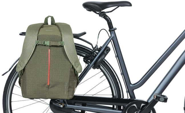 Basilikum B-Safe Rucksack NordlichT Fahrrad Rucksack Unisex Groen 13L