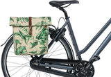 Basil-Green Double Bicycle Borsa, PET riciclato, pieghevole di mantenimento dell'acqua, unisex, bicicletta, beige di sabbia