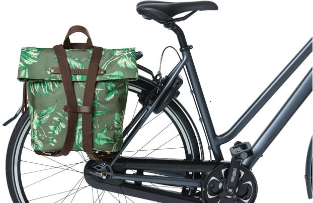 Zaino in bicicletta sempre verde basilico beige 14-19l