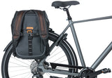 Backpack in bicicletta in bicicletta di basilico miglia - zaino nero impermeabile per uomini e donne, 17 litri di contenuto