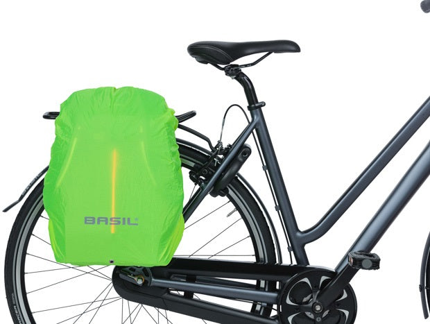 Basilikum B-Safe Pendler Nordlich Compact Bicycle Rucksack für Elektrofahrrad 13L Schwarz