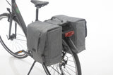 NEU NOVA Double Double Bicycle Bag, Grau, Wasser -Repellent