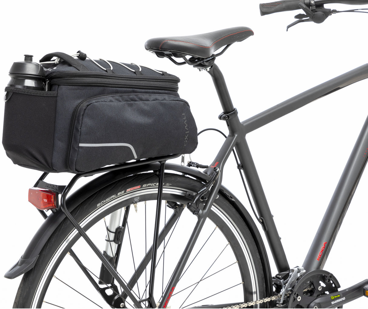 NewLooxs Sports Trunkbag Racktime bicycle bag unisex black