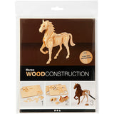 Creativ Company 3D-Puzzle, Pferd, Maße 18x4,5x16 cm, 1 Stück