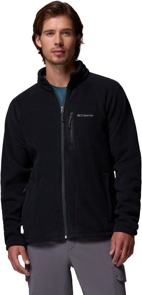 Columbia Fast Trek™ II Full Zip Fleece – Fleecejacke mit durchgehendem Reißverschluss – Herren – Größe L – Schwarz