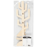 Creativ Company Holzkaktus, H: 38 cm, B: 12 cm, Stärke 8 mm, 1 Stück