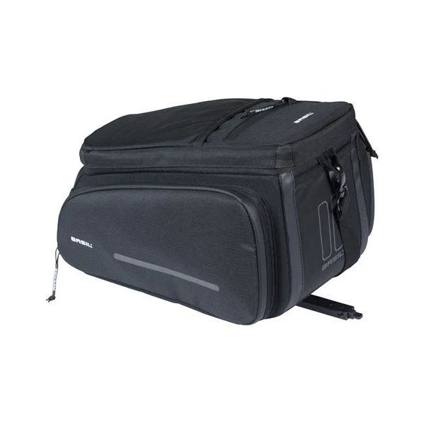 Basil Gepäckträgertasche Move 10-26l Mik Schwarz