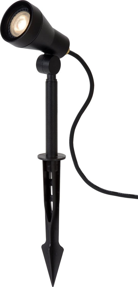 Lucide Spike - Gartenstrahler - ø 6,5 cm - LED dimmbar - GU10 - 1x5W 3000K - IP54 - Schwarz