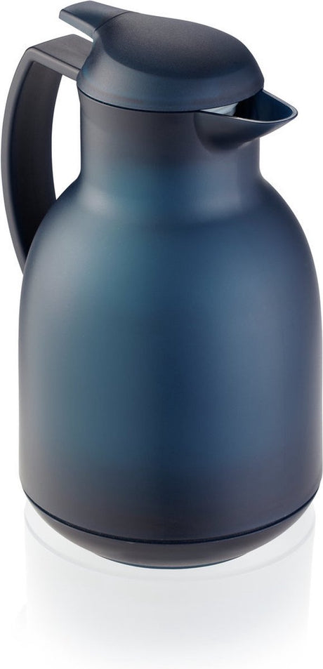 Leifheit Bolero-Thermoskanne – 1 Liter – dunkelblau