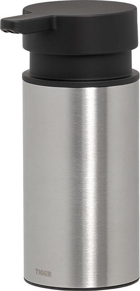Tiger Noon – Seifenspender 135 ml – freistehend – gebürsteter Edelstahl
