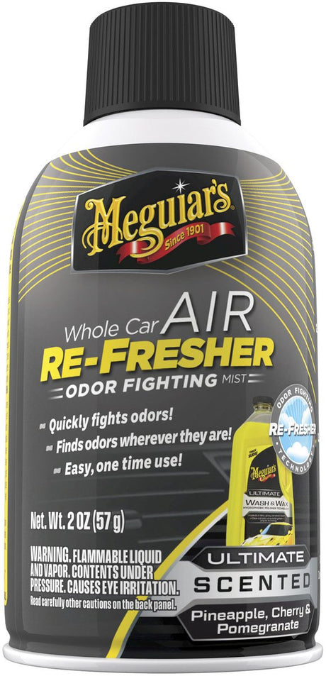 Meguiar's Meguiar's ultimativer Lufterfrischer für das ganze Auto – Auto-Lufterfrischer – entfernt unerwünschte Gerüche – für den Fahrzeuginnenraum