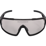 Kross Fahrradbrille Fly UV400 photochrome Gläser – schwarzer Rahmen