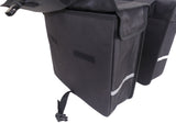 Edge Doppelte Fahrradtasche Luxury Shopper 40 Liter 38 x 40 x 14cm (2x) schwarz