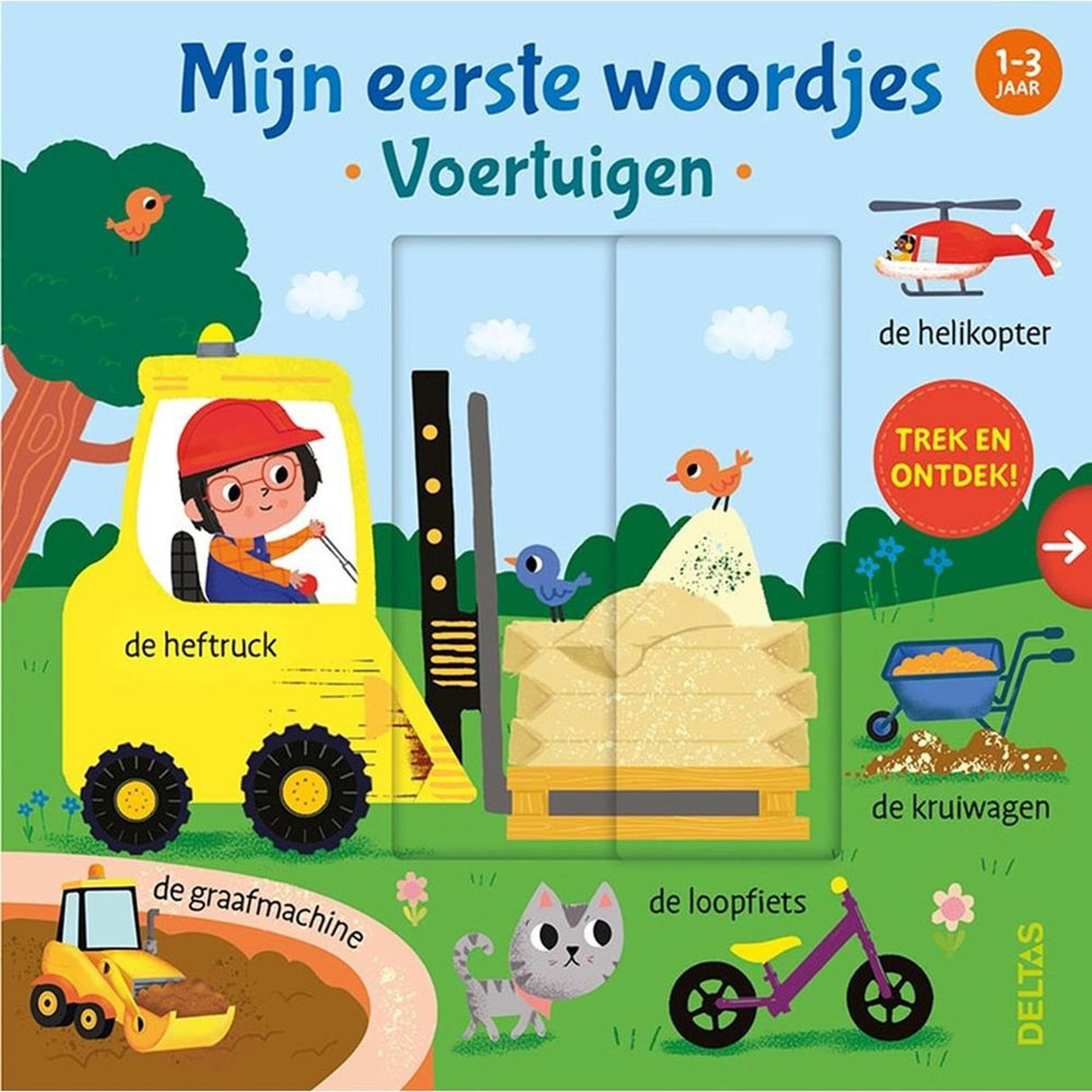 Deltas My First Words Tafelbuch – Fahrzeuge (1–3 J.)