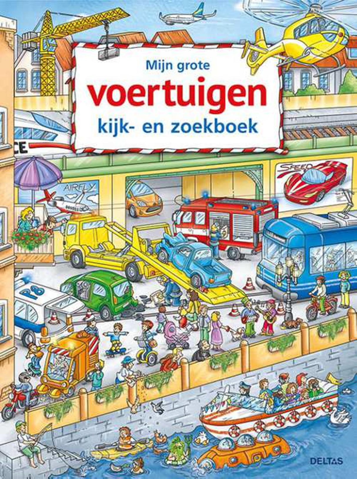 Deltas meine großen Fahrzeuge betrachten und Suchbuch