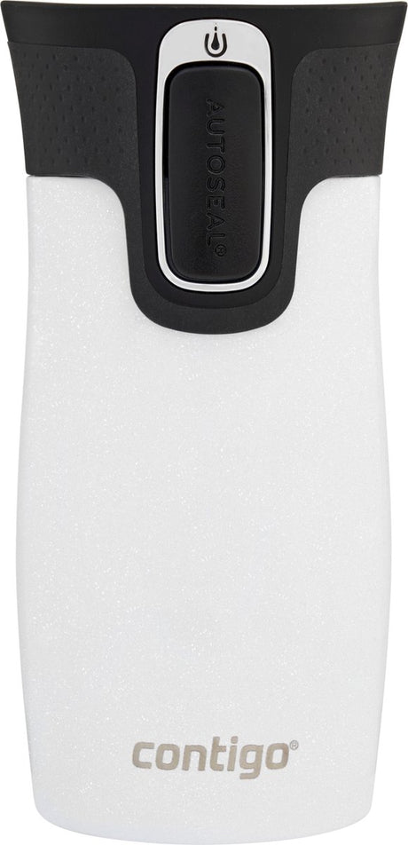 Contigo West Loop Mini Autoseal Thermosbecher – Salz – Edelstahl-Isolierbecher – Kaffeebecher-to-go, BPA-frei, auslaufsicherer Becher-to-go mit leicht zu reinigendem Deckel, hält bis zu 6 Stunden warm, 300 ml