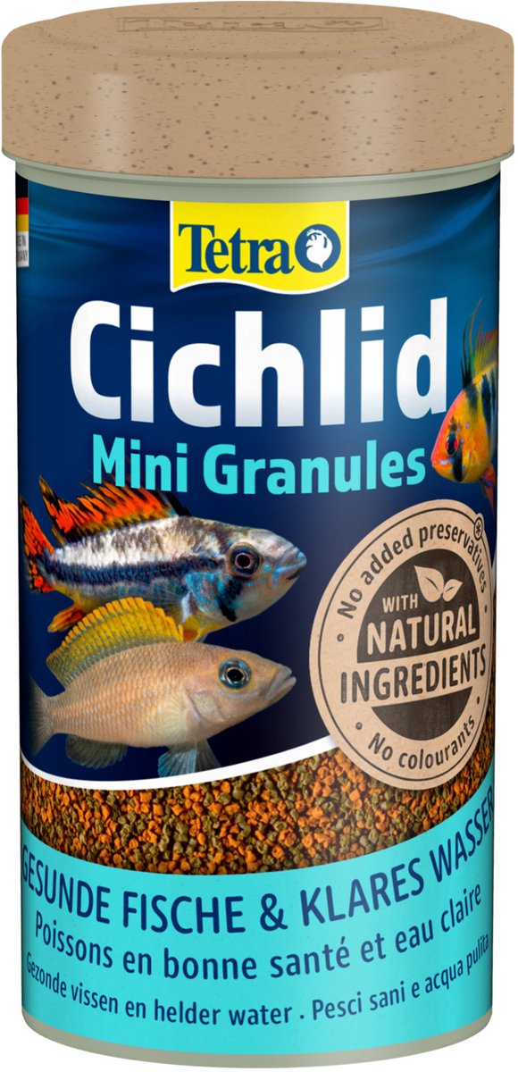 Tetra Cichlid Mini Granulat - Fischfutter - 250 ml