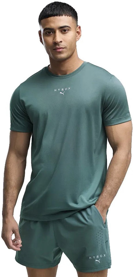 Puma x Hyrox Poly Graphic Kurzarm-T-Shirt grün XL Mann