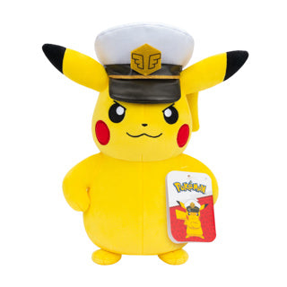 Jazwares Pokémon – 20 cm Plüsch – Kapitän Pikachu