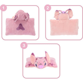 Lilo stitch angel 2in1 knuffelkussen 45x28cm | 2 stuks