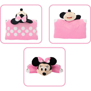 Minnie mouse 2in1 knuffelkussen 45x28cm | 2 stuks