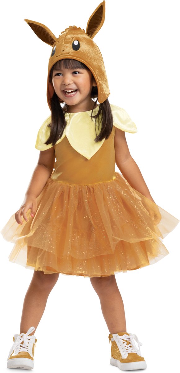 Pokémon-Verkleidung, Evoli-Tutu-Kleinkindkleid, Größe M (3–4 Jahre)