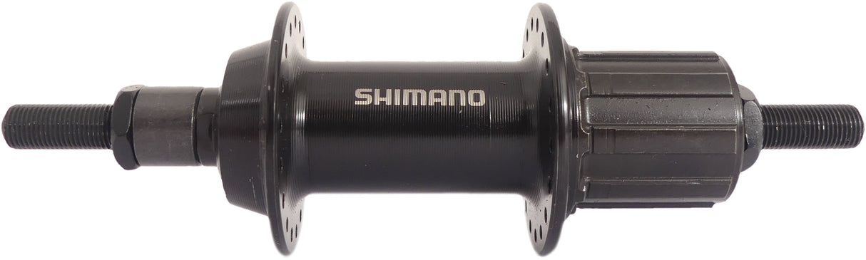 Shimano efter hub 7 Speed ​​FH-TY500 36 Huller Fast Axle Black