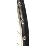 Hinterrad 28 622x19c Zac 19 Rand mit 7 8 Geschwindigkeitsfreien und Schnellspannern schwarz