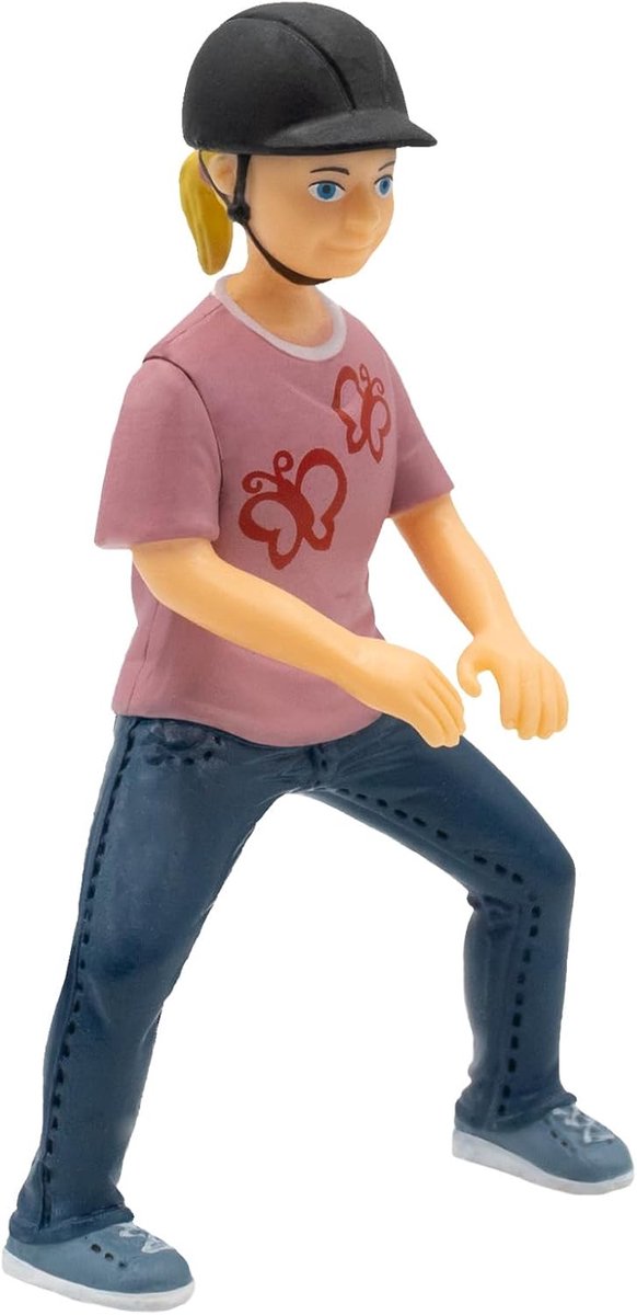 Bullyland 62643 – Spielfigur Reiterin Emily – ca. 8,3 cm – lebensechte und detaillierte Gestaltung – ideal als lehrreiche Spielfigur, Dekoration oder kleines Geschenk für Kinder ab 3 Jahren