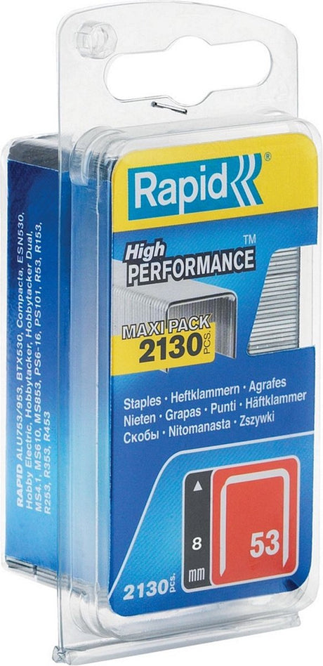 Rapid-Klammern 53 8 mm verzinkt 2.130 Stk., Karton