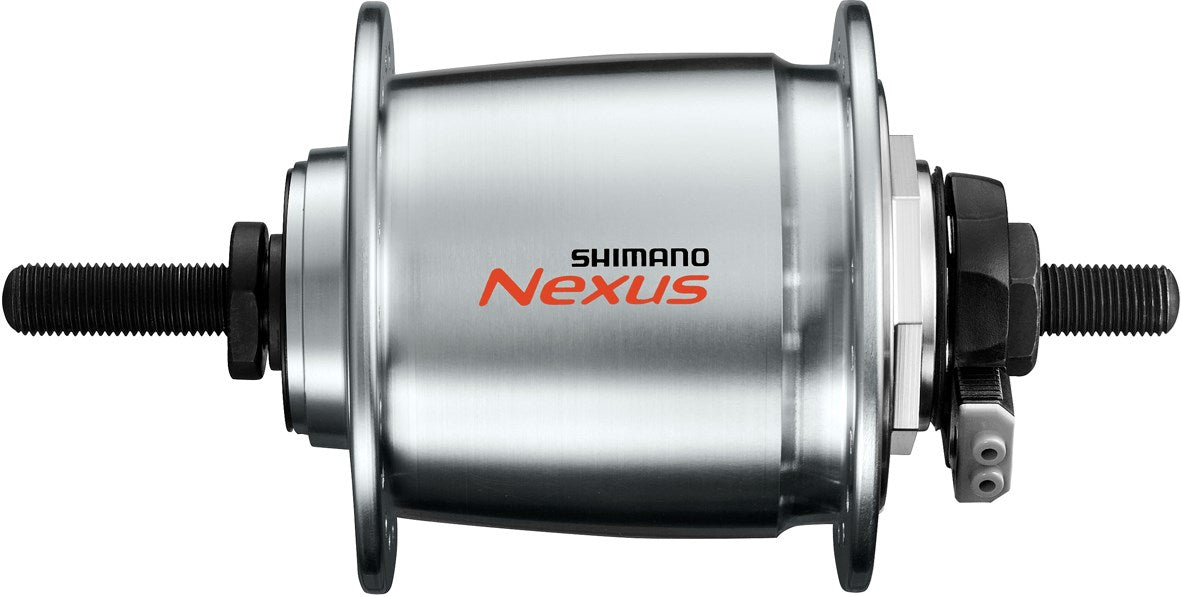 Shimano Dynamo Naf Shimano DH-C6000-1R 36 hål 6V 1,5 watt för rullbromsilver