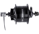 Shimano dynamonaaf 36 hål HD-3D32 3 watt för 6-p-put bromsskivan spastenspanner svart