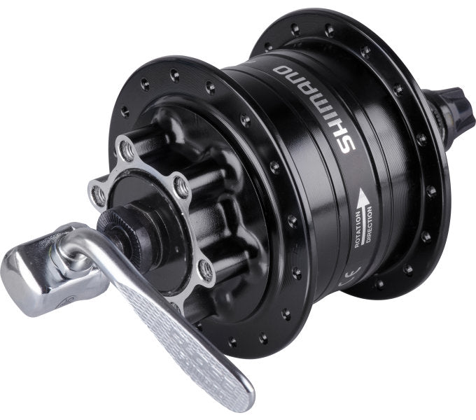 Shimano Dynamonaaf 36 gaats HD-3D32 3 Watt voor 6-bouts remschijf snelspanner zwart