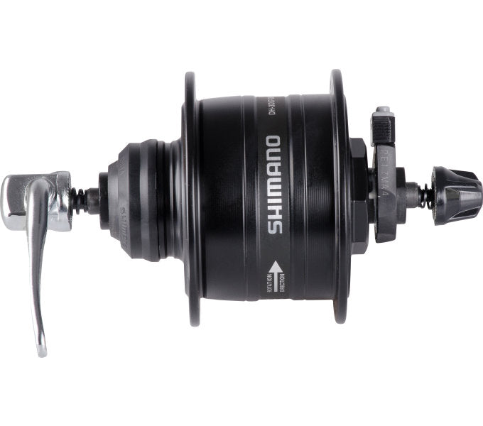 Shimano - Dynamonaaf HD -3d37 3 watt - 36 hull - Center -Lock - Quick Release - Black