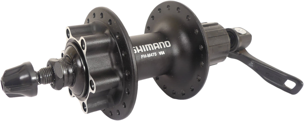 Shimano efter nav 8 9 10 hastighet FH-M475 36 hål 6 bultar med bromsskiva fixande svart