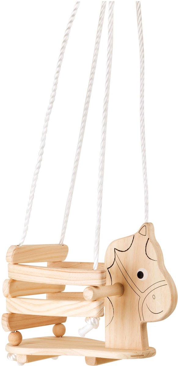 Kleiner Fuß - Holzpferdschwung, 145 cm