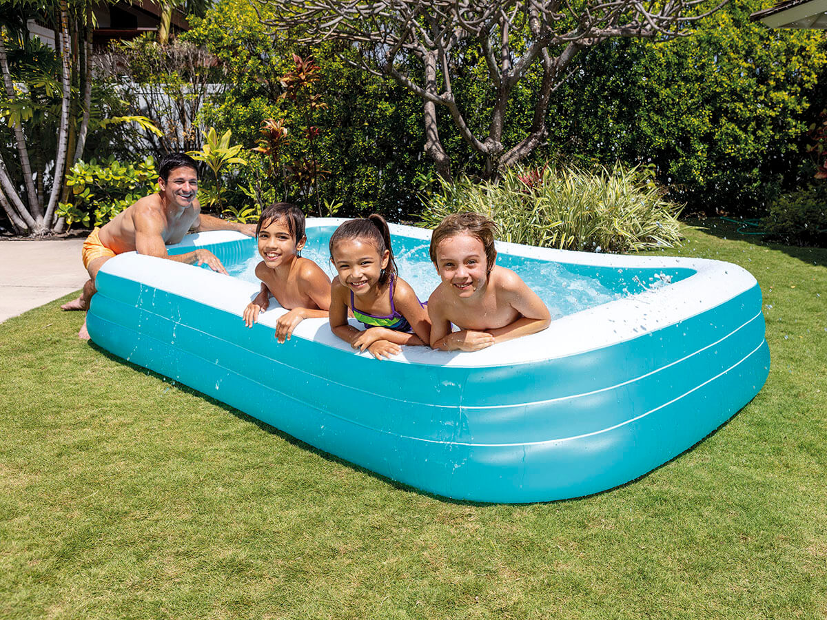 Intex Inflatable Swimming pool Family Pool Blue