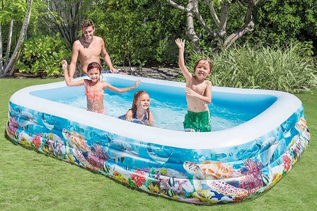 Intex großes aufblasbares Pool Tropical Reef