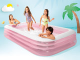 Aufblasbarer Schwimmbadfamilienpool - rosa