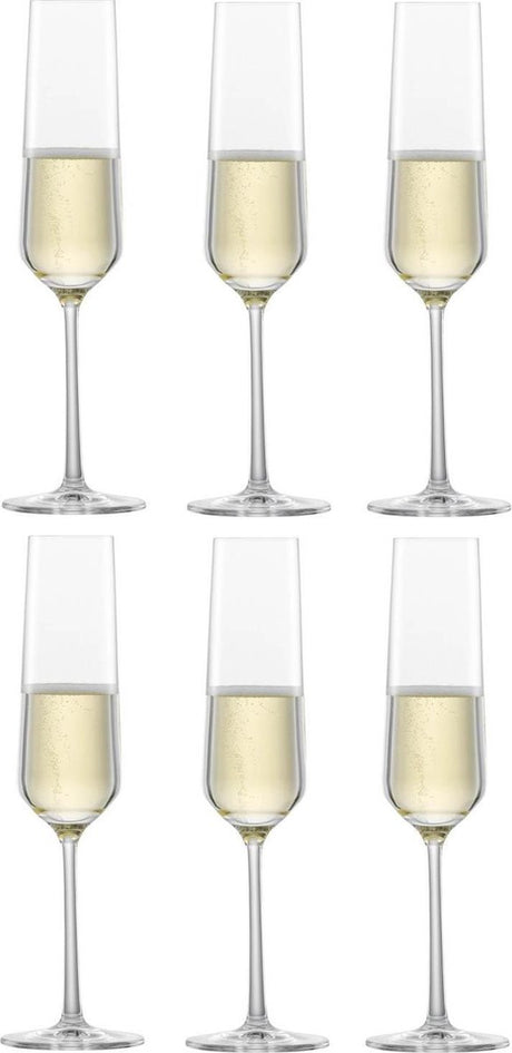 Zwiesel Glas Belfesta Sektkelch mit MP 7 - 0,215 ltr - 6er Set