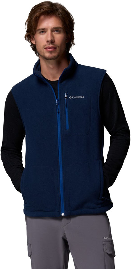 Columbia Fast Trek™ Fleece Weste Herren Outdoorweste – College Navy
